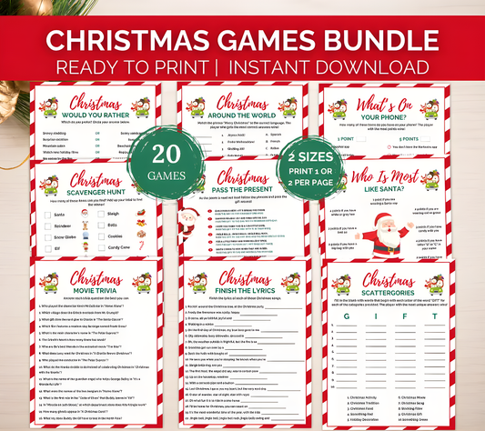 20 Christmas Family Games – FamilyPack™